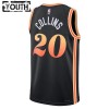 Barn Atlanta Hawks Tröja John Collins 20 Nike 2022-23 City Edition Svart Swingman